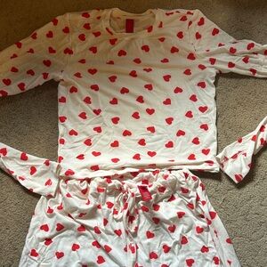 SKIMS Heart Print Pajamas
